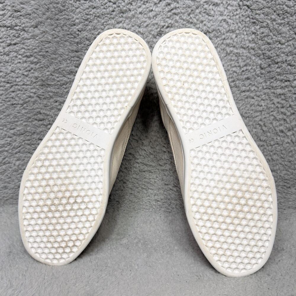 Vionic Brody Mens Size 11.5 Slip-On Sneakers‎ Shoes Beige Canvas - Picture 7 of 9